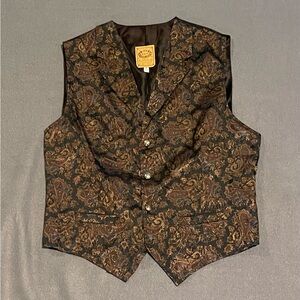WAH Maker paisley‎ vest mens size medium NWOT